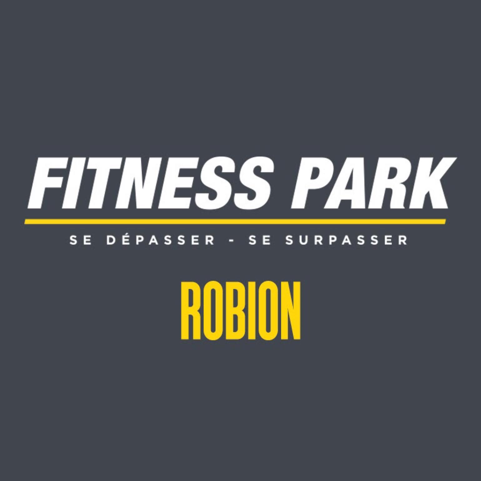 Logo de Fitness Park Robion, un centre de fitness qui allie modernité et performance pour répondre aux besoins de ses adhérents.